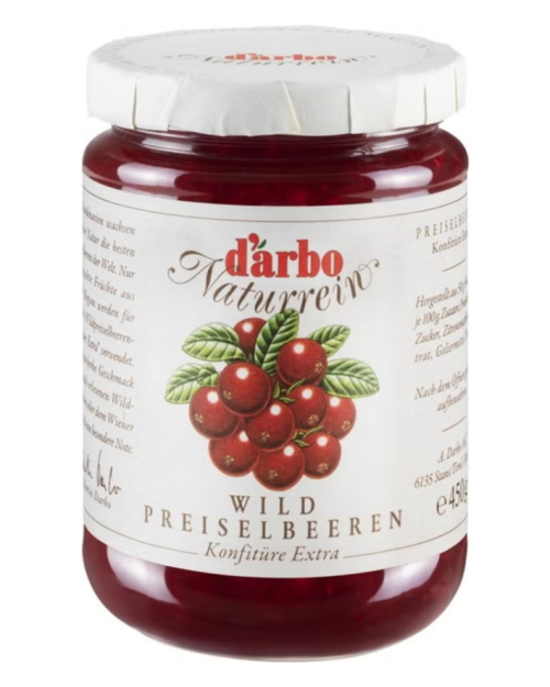 D'arbo Lingonberry Fruit Spread 400g